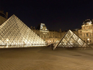 卢浮宫举办东芝LED照明启动亮灯仪式