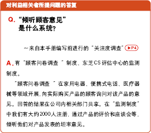 对利益相关者所提问题的答复