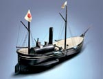 蒸气船模型