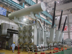 常州东芝研制成功国内最大电力变压器