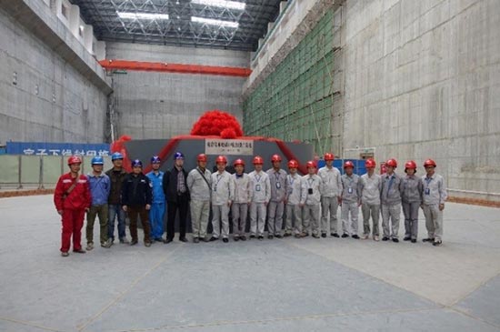 东芝云南观音岩水电站大容量水轮发电机正式投产发电