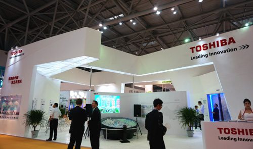 东芝重庆展会展台整体全貌