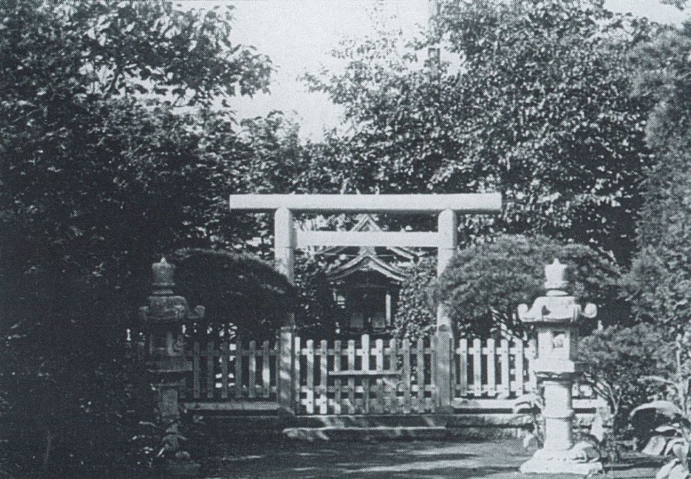建在工厂内的出云神社的照片（1929年左右拍摄）
