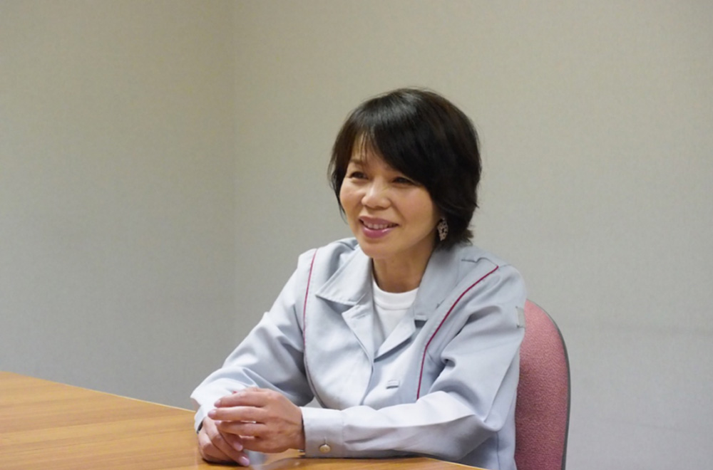 日本半导体株式会社大分工厂 设施管理部 环保负责人 丸小野美江女士