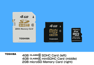 超高速型SDHC卡、大容量MicroSD卡等新品