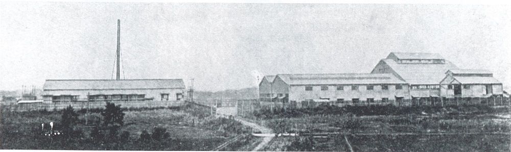 1908年左右铁路川崎站和新工厂附近的情形